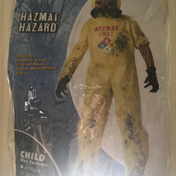Hazmat hazard zombie Halloween costume - Picture 6 of 7